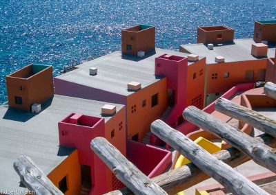 seaside houses in the Baja of Mexico