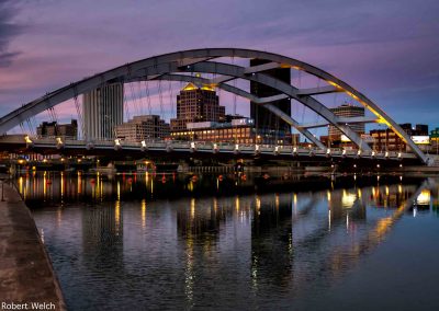 the Susan B Anthony-Frederick Douglass bridge in Rochester, NY
