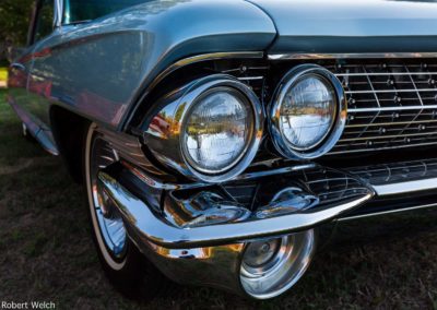 front quarter detail of a 1961 Cadillac