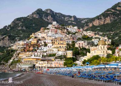 Positano from the beach